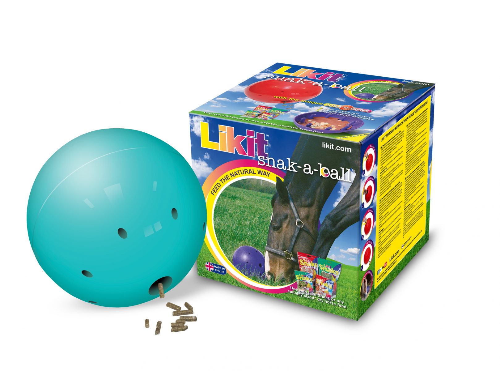 SnakaBall Likit Horse Treat & Toy Equine Boredom Relief